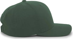 Pacific Headwear 302C Cotton Blend Hook-and-Loop Cap - Dark Green
