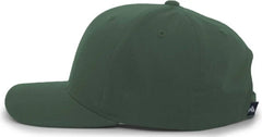 Pacific Headwear 302C Cotton Blend Hook-and-Loop Cap - Dark Green