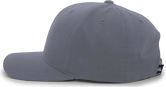 Pacific Headwear 302C Cotton Blend Hook-and-Loop Cap - Graphite