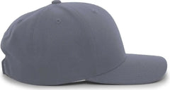Pacific Headwear 302C Cotton Blend Hook-and-Loop Cap - Graphite