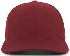 Pacific Headwear 302C Cotton Blend Hook-and-Loop Cap - Maroon