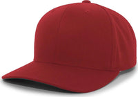 Pacific Headwear 302C Cotton Blend Hook-and-Loop Cap - Maroon - Maroon / 6 1/2’’ - 7’’