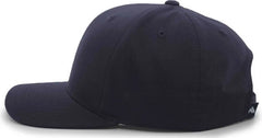 Pacific Headwear 302C Cotton Blend Hook-and-Loop Cap - Navy