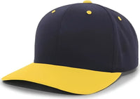 Pacific Headwear 302C Cotton Blend Hook-and-Loop Cap - Navy Gold - Navy Gold / 6 1/2’’ - 7’’