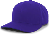 Pacific Headwear 302C Cotton Blend Hook-and-Loop Cap - Purple - Purple / 6 1/2’’ - 7’’