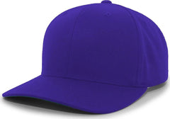 Pacific Headwear 302C Cotton Blend Hook-and-Loop Cap - Purple - Purple / 6 1/2’’ - 7’’