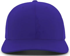 Pacific Headwear 302C Cotton Blend Hook-and-Loop Cap - Purple