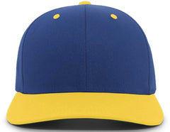 Pacific Headwear 302C Cotton Blend Hook-and-Loop Cap - Royal Gold
