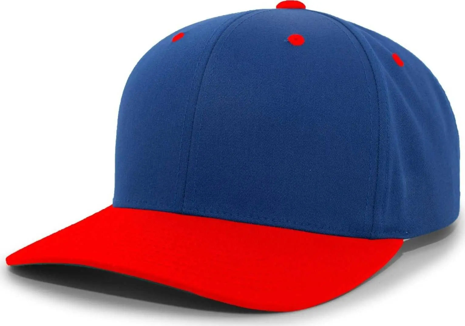 Pacific Headwear 302C Cotton Blend Hook-and-Loop Cap - Royal Red - Royal Red / 6 1/2’’ - 7’’