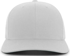 Pacific Headwear 302C Cotton Blend Hook-and-Loop Cap - Silver