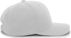 Pacific Headwear 302C Cotton Blend Hook-and-Loop Cap - Silver