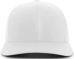 Pacific Headwear 302C Cotton Blend Hook-and-Loop Cap - White