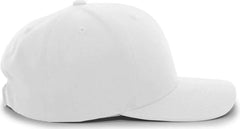 Pacific Headwear 302C Cotton Blend Hook-and-Loop Cap - White