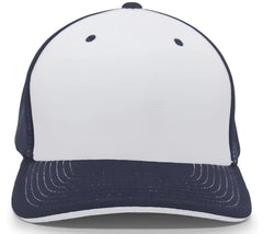 Pacific Headwear 398F M2 Performance Contrast Flexfit Cap - Silver Navy Navy
