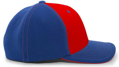 Pacific Headwear 398F M2 Performance Flexfit Cap - Royal Red