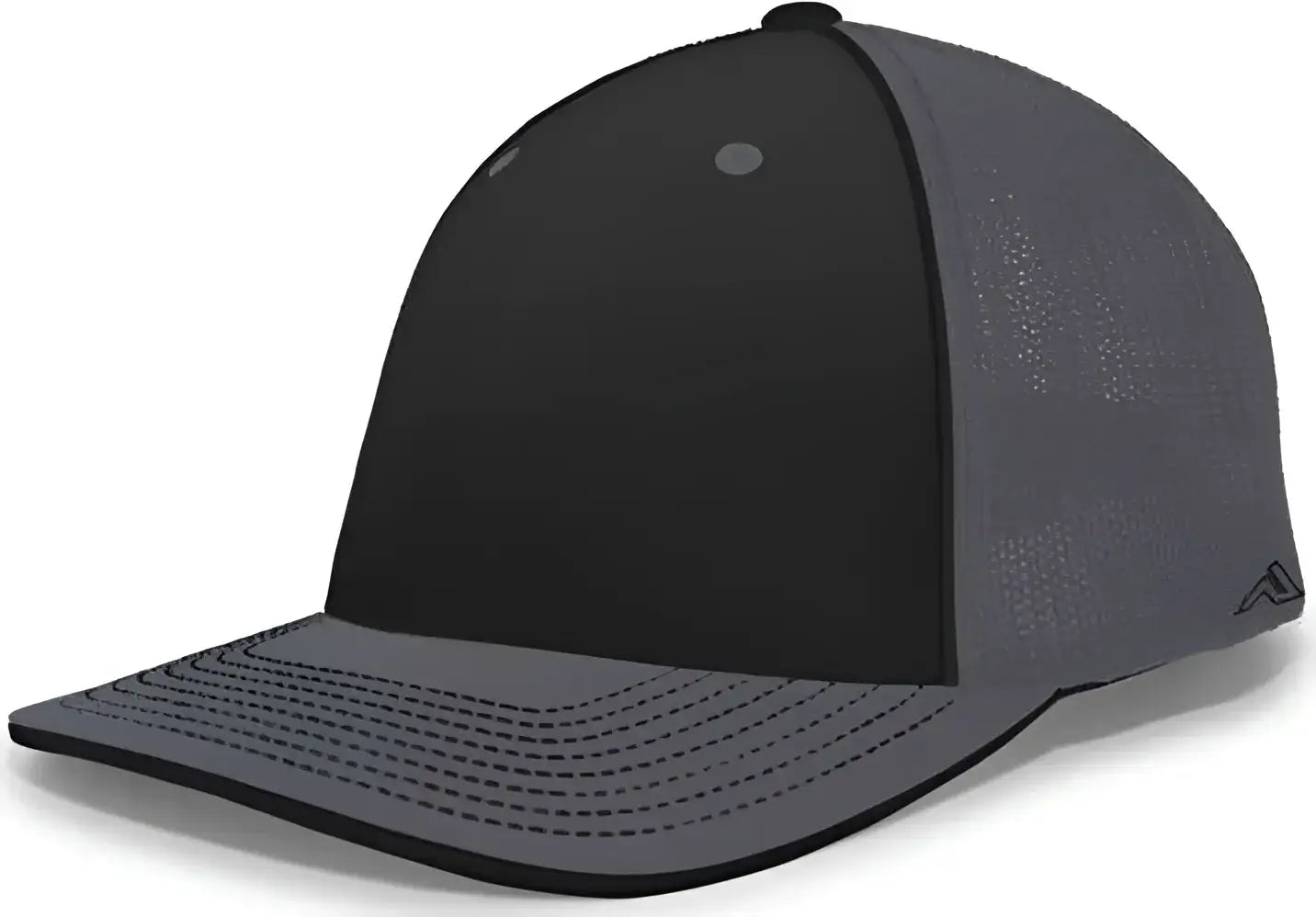 Pacific Headwear 404F Trucker Flexfit Cap - Black Graphite Graphite - Black / 6 1/2’’ 7’’