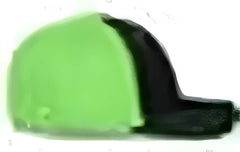 Pacific Headwear 404F Trucker Flexfit Cap - Black Neon Green Black