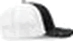 Pacific Headwear 404F Trucker Flexfit Cap - Black White Black