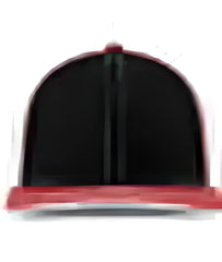 Pacific Headwear 404F Trucker Flexfit Cap - Black White Red