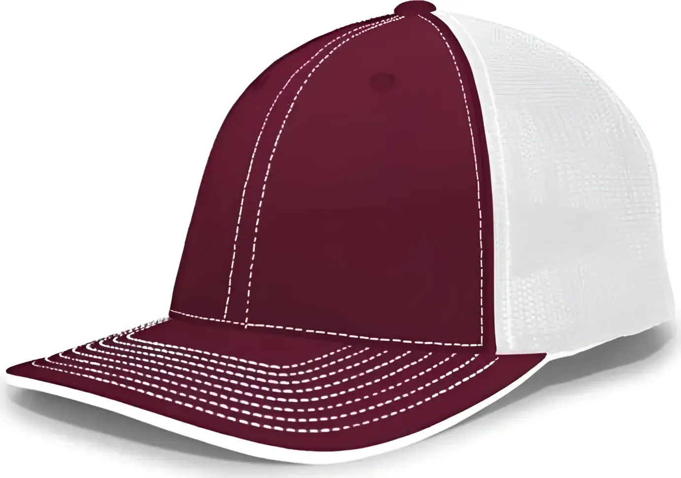 Pacific Headwear 404F Trucker Flexfit Cap - Cardinal White - Cardinal White / 6 1/2’’ 7’’