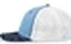 Pacific Headwear 404F Trucker Flexfit Cap - Columbia Blue White Navy