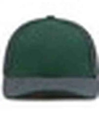 Pacific Headwear 404F Trucker Flexfit Cap - Dark Green Graphite Graphite