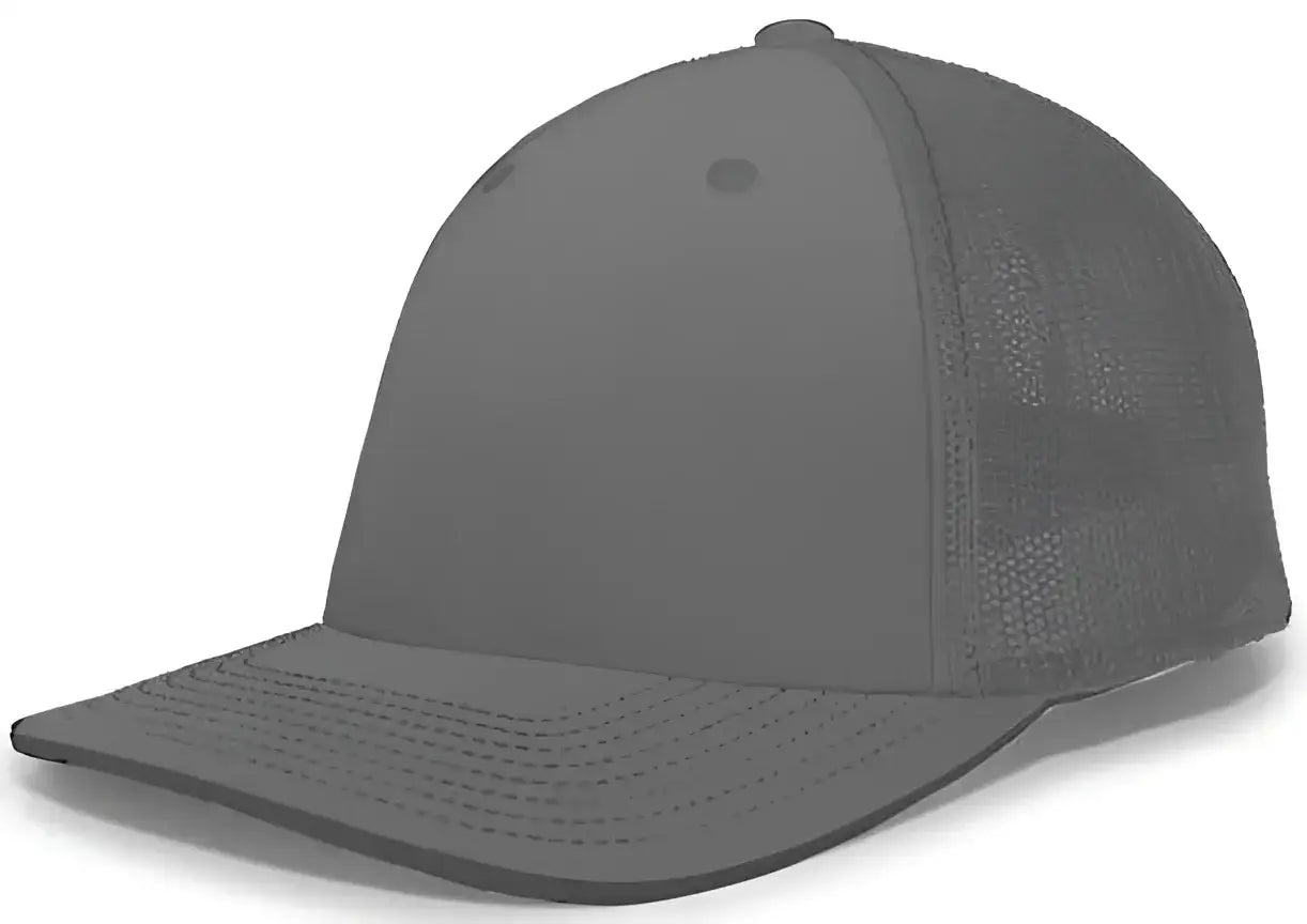 Pacific Headwear 404F Trucker Flexfit Cap - Graphite - Dark Gray / 6 1/2’’ 7’’