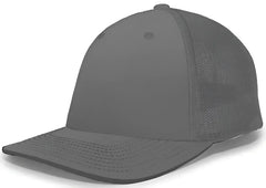 Pacific Headwear 404F Trucker Flexfit Cap - Graphite - Dark Gray / 6 1/2’’ 7’’