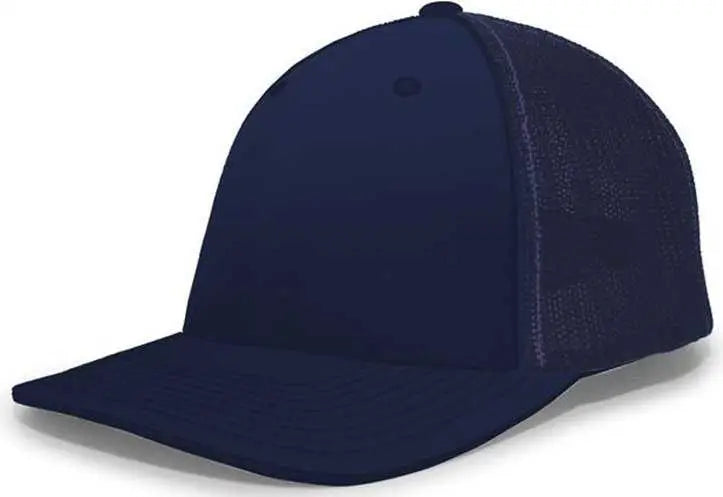 Pacific Headwear 404F Trucker Flexfit Cap - Navy Navy - Navy / 6 1/2’’ 7’’