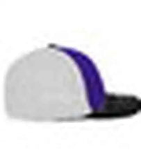 Pacific Headwear 404F Trucker Flexfit Cap - Purple White Black