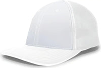 Pacific Headwear 404F Trucker Flexfit Cap - White - White / 6 1/2’’ 7’’