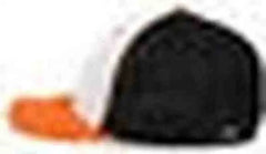 Pacific Headwear 404F Trucker Flexfit Cap - White Black Orange
