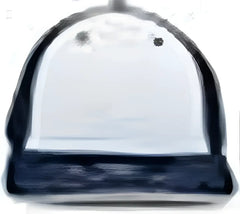 Pacific Headwear 404F Trucker Flexfit Cap - White Navy Navy