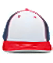 Pacific Headwear 404F Trucker Flexfit Cap - White Royal Red