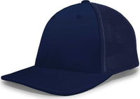Pacific Headwear 404M Trucker Flexfit Cap - Navy Navy - Navy / 6 1/2’’ - 7’’
