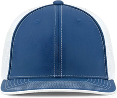 Pacific Headwear 404M Trucker Flexfit Cap - Royal White