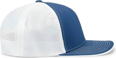 Pacific Headwear 404M Trucker Flexfit Cap - Royal White