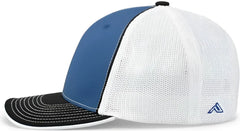 Pacific Headwear 404M Trucker Flexfit Cap - Royal White Black