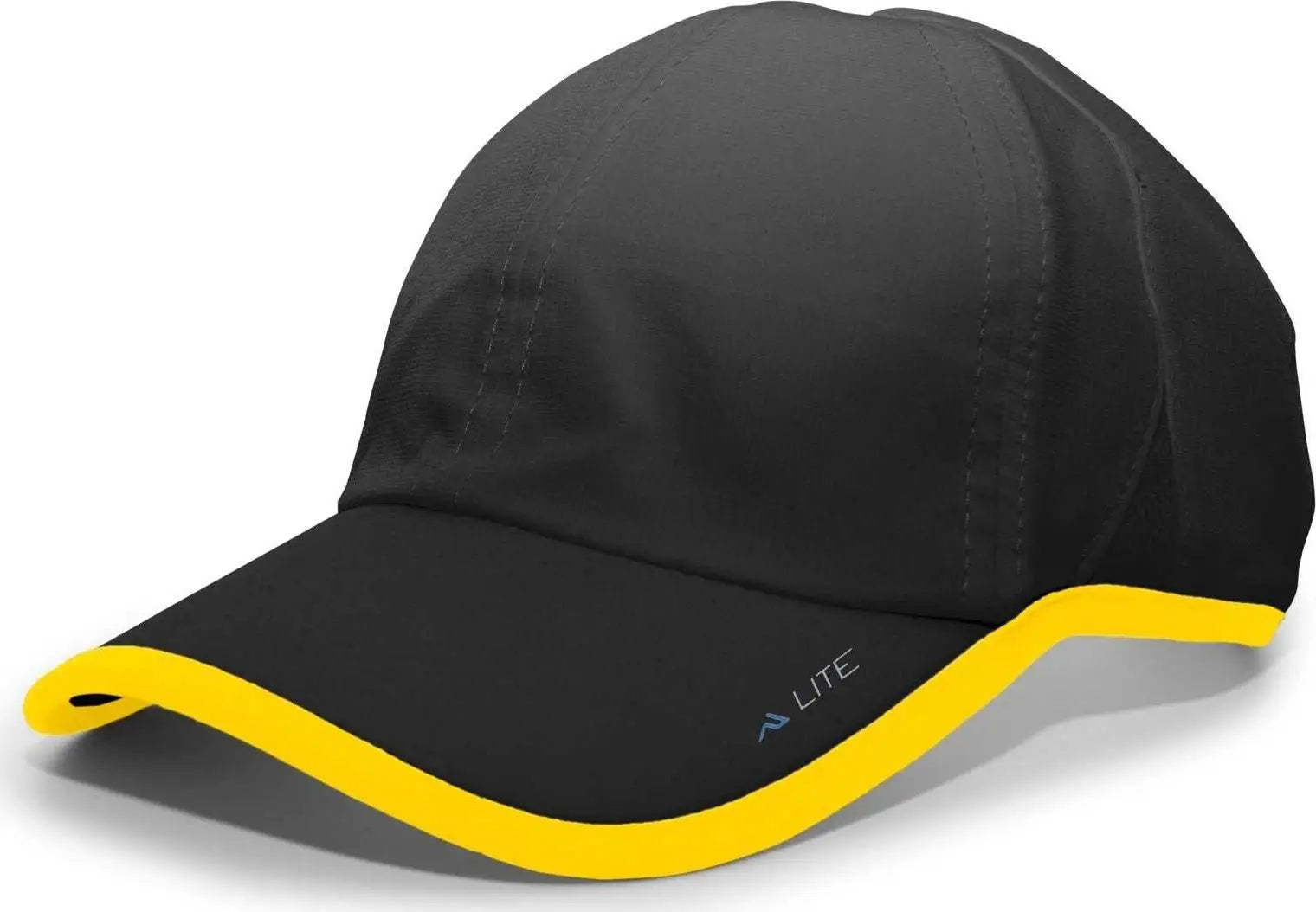 Pacific Headwear 410L Active Cap Hook-and-Loop Cap - Black Gold - Black Gold / 7’’ - 7 7/8’’