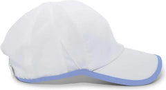 Pacific Headwear 410L Active Cap Hook-and-Loop Cap - White Columbia Blue - White Columbia Blue / 7’’ - 7 7/8’’
