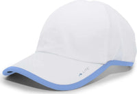 Pacific Headwear 410L Active Cap Hook-and-Loop Cap - White Columbia Blue - White Columbia Blue / 7’’ - 7 7/8’’