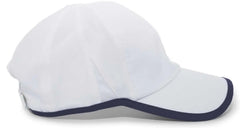 Pacific Headwear 410L Active Cap Hook-and-Loop Cap - White Navy - White Navy / 7’’ - 7 7/8’’