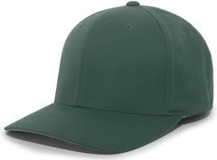 Pacific Headwear 430C Cotton-Poly Flexfit Cap - Dark Green