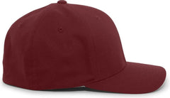 Pacific Headwear 430C Cotton-Poly Flexfit Cap - Maroon