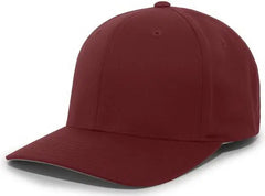 Pacific Headwear 430C Cotton-Poly Flexfit Cap - Maroon