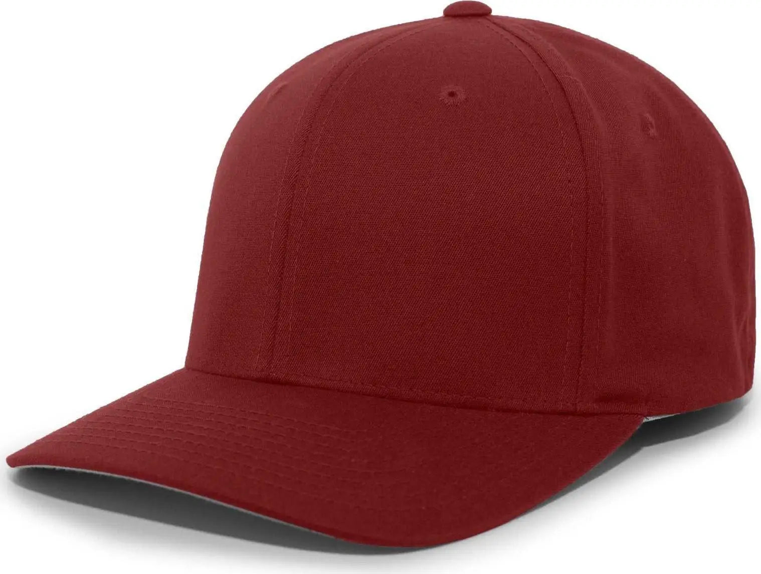 Pacific Headwear 430C Cotton-Poly Flexfit Cap - Maroon - Maroon / 6 1/2’’ - 7’’