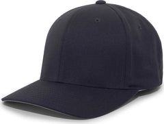 Pacific Headwear 430C Cotton-Poly Flexfit Cap - Navy - Navy / 6 1/2’’ - 7’’