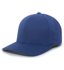 Pacific Headwear 430C Cotton-Poly Flexfit Cap - Royal