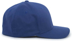 Pacific Headwear 430C Cotton-Poly Flexfit Cap - Royal
