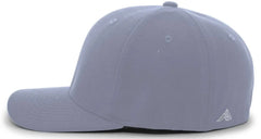Pacific Headwear 487F P-Tec Performance Flexfit Cap - Silver